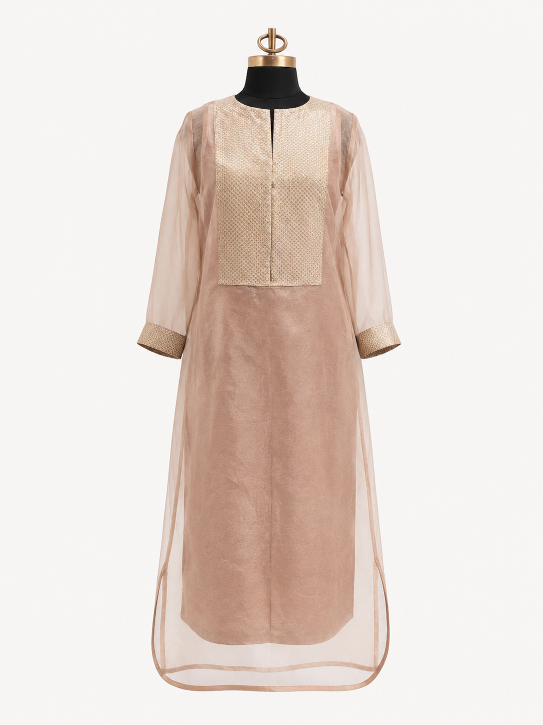 PINK SILK ORGANZA - DRESS