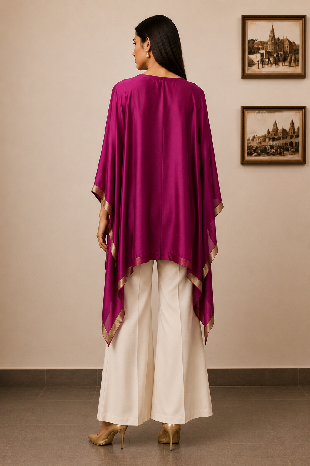 VIOLA PONCHO (Free SIZE VARIANT)