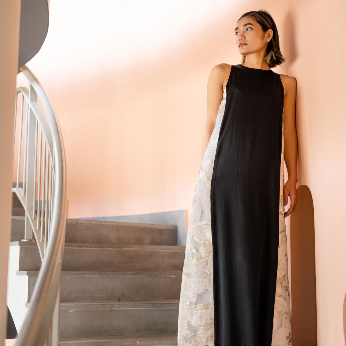 NOIR ORGANZA DRESS