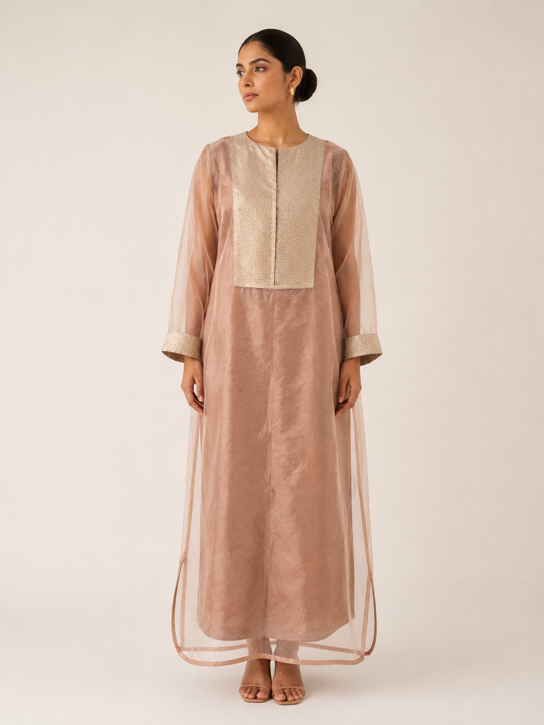 PINK SILK ORGANZA - DRESS