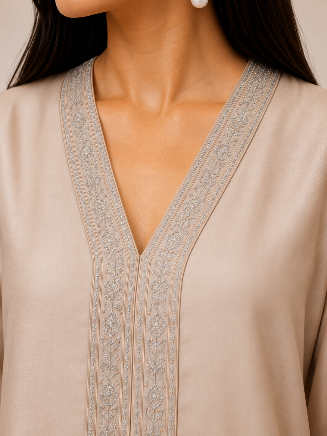 champagne silk dress