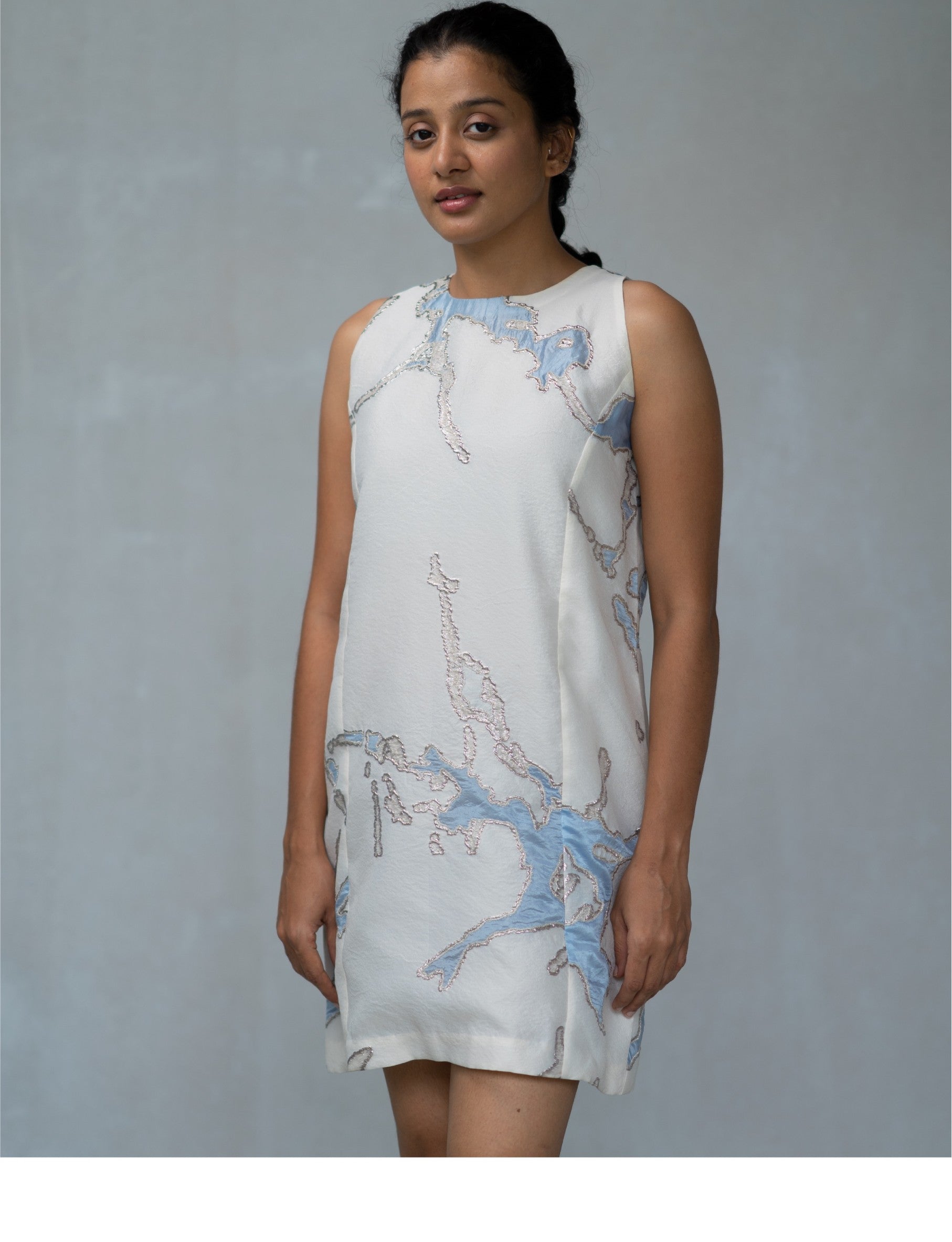 powder blue dress